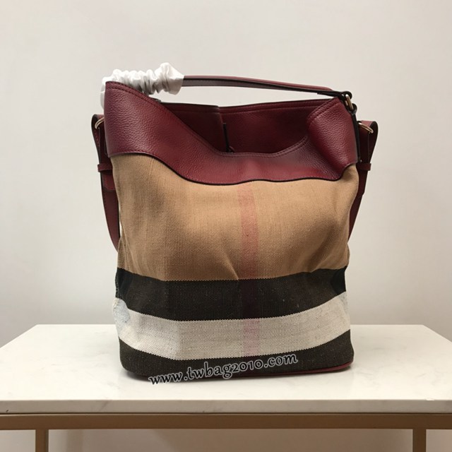Burberry專門店新款艾仕貝手袋 巴寶莉標誌性水桶包肩背女包 yxb1518